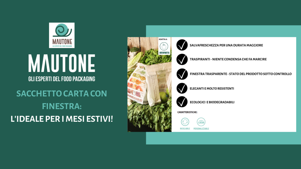 sacchetto carta con finestra